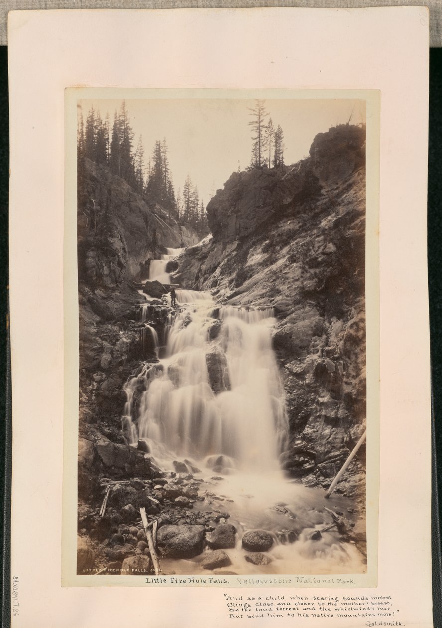 Little Firehole Falls -putoukset tekijältä William Henry Jackson