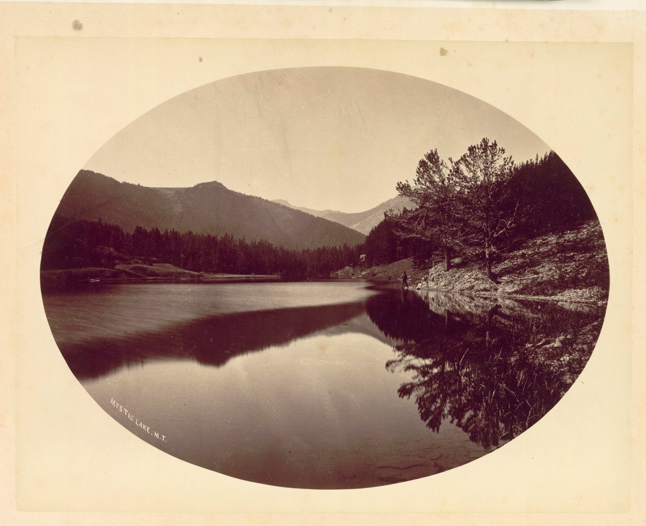 Mystic Lake, M.T., 1872. tekijältä William Henry Jackson
