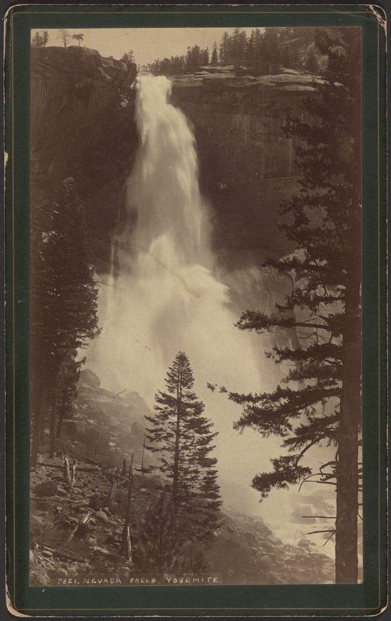 Nevada Falls, Nevada tekijältä William Henry Jackson