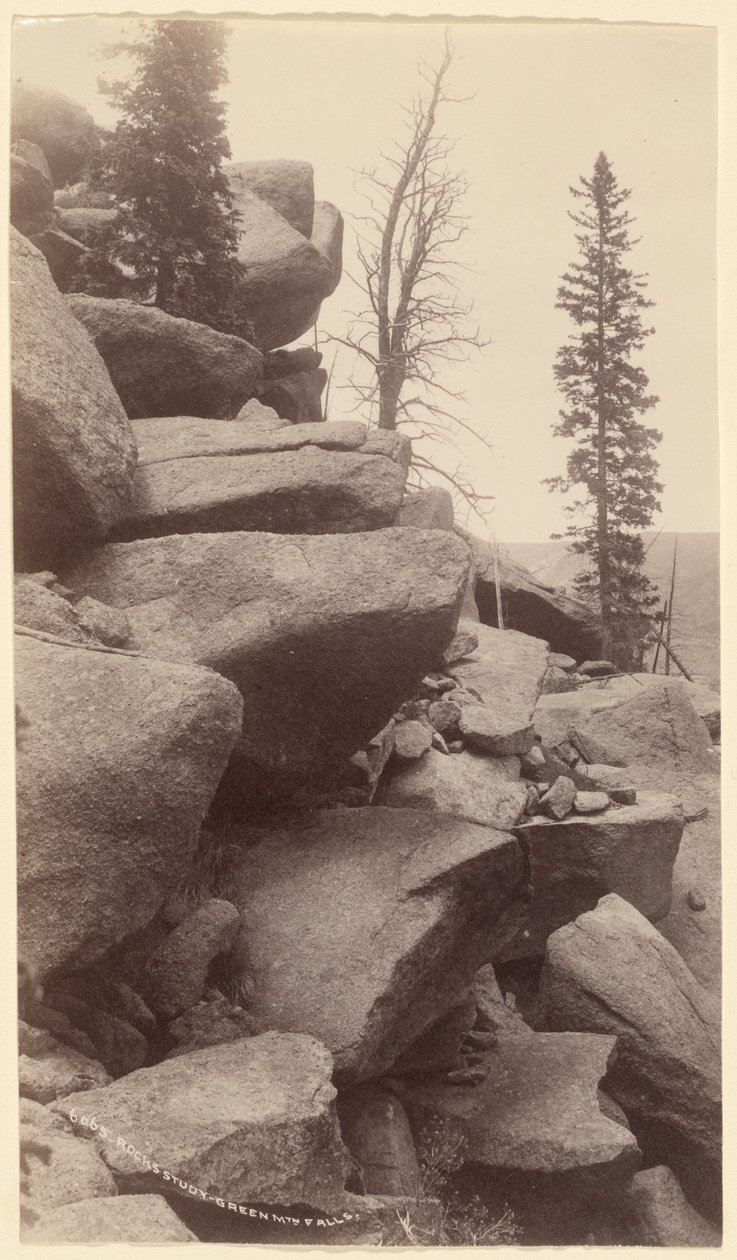 [Kalliotutkimus, Green Mountain Falls, Colorado] tekijältä William Henry Jackson