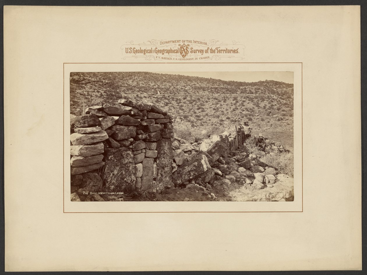 Montezuma Cañonin rauniot tekijältä William Henry Jackson