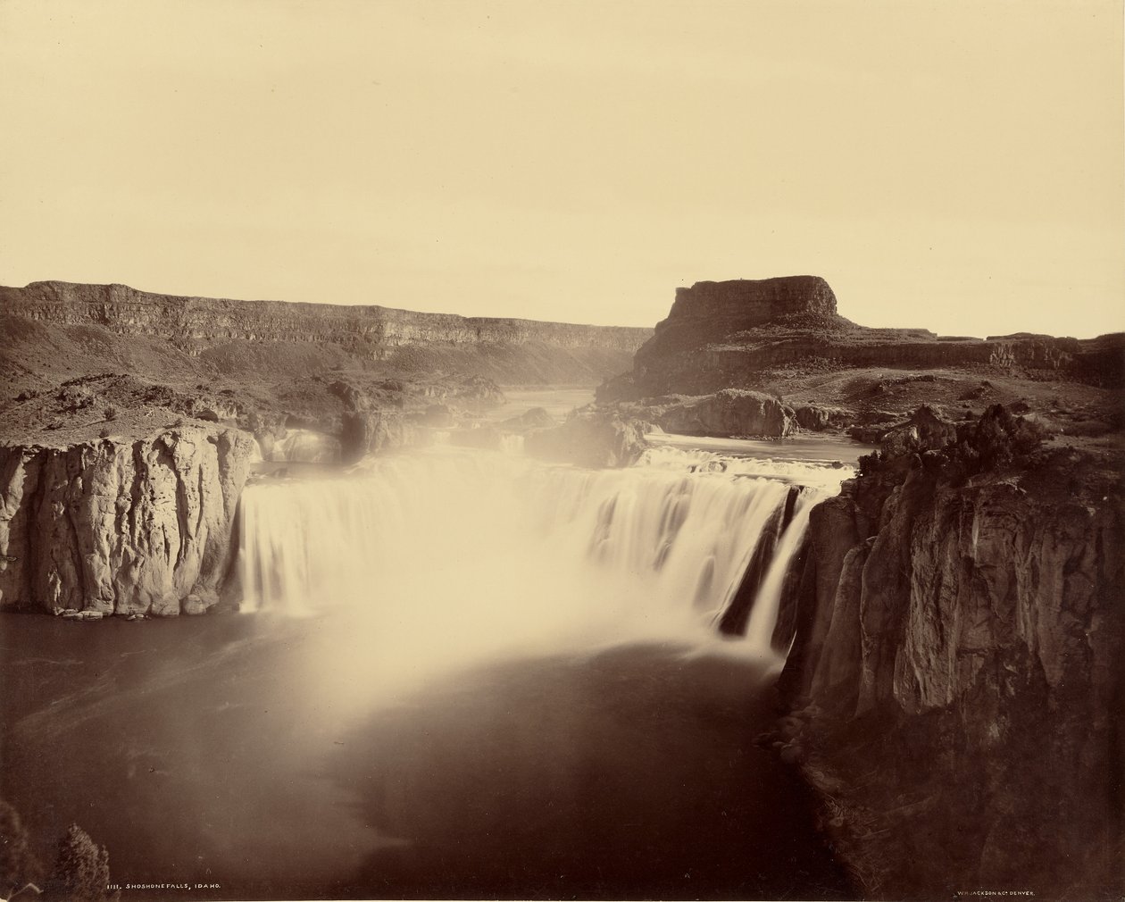 Shoshone Falls, Idaho tekijältä William Henry Jackson
