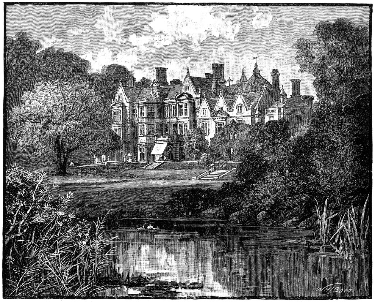 Sandringham House, Norfolk, 1900. tekijältä William Henry James Boot