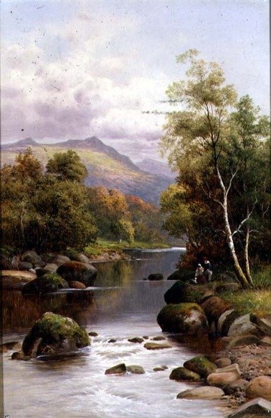 Ilta Glaslynilla, Pohjois-Walesissa tekijältä William Henry Mander