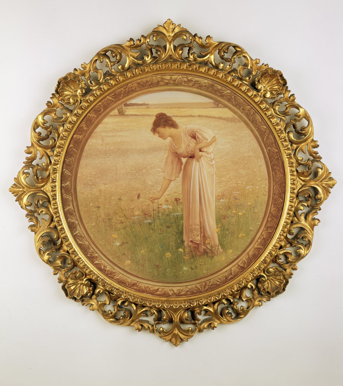 Kentän kukat (mezzotint) tekijältä William Henry Margetson