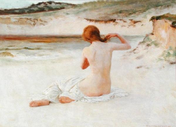 Alaston rannalla tekijältä William Henry Margetson