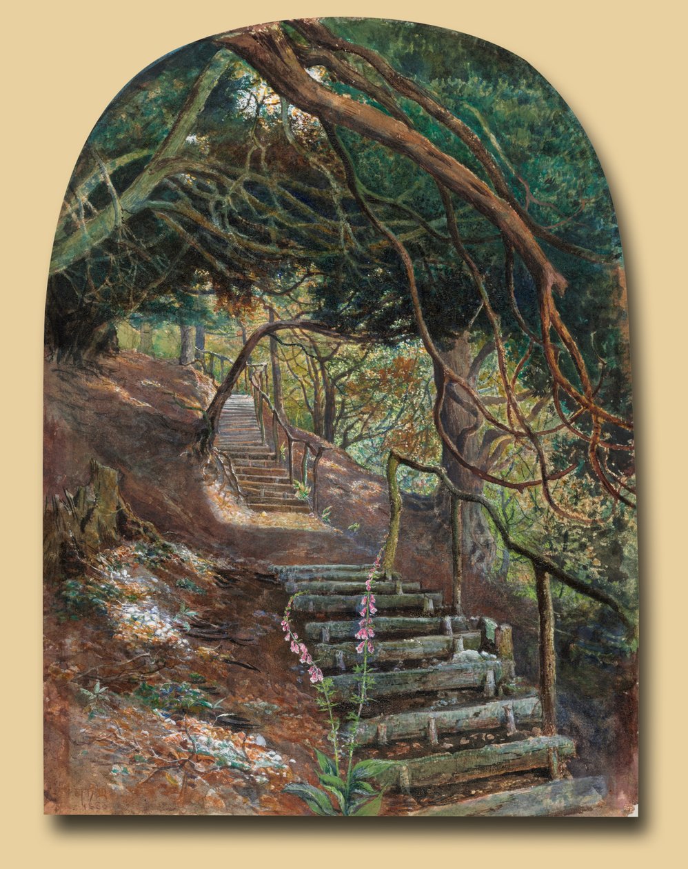 Puutarhan portaat tekijältä William Henry Millais