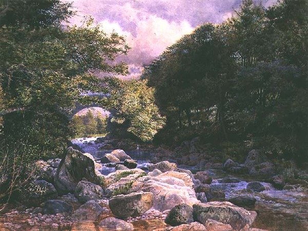 Deveron-joki tekijältä William Henry Millais