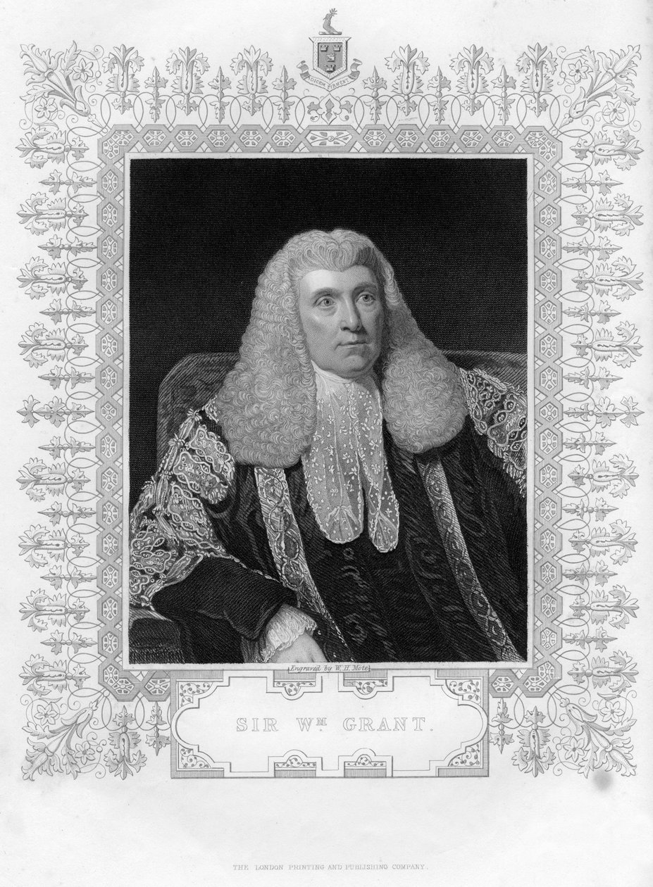 Sir William Grant 1752-1832, skotlantilainen lakimies ja poliitikko, 1800-luku. tekijältä William Henry Mote