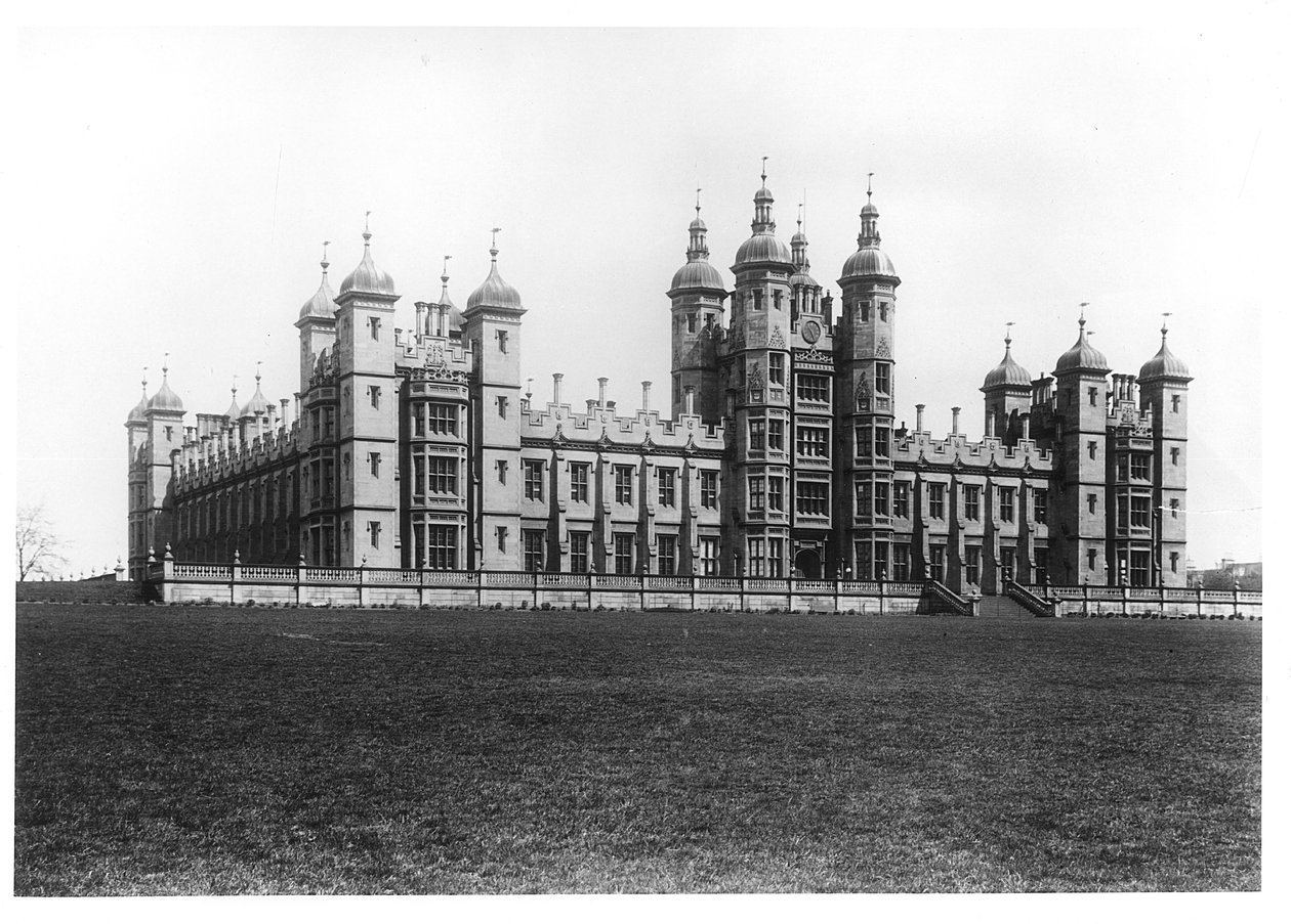 Donaldsons Hospital, rakennettu 1833-51 (bw kuva) tekijältä William Henry Playfair