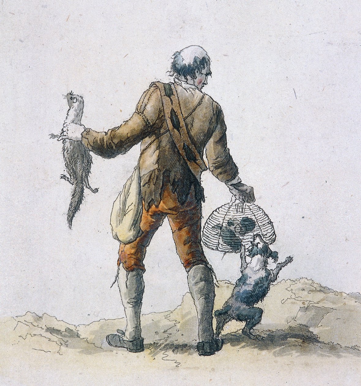 Rotanpyytäjä, Provincial Characters, 1804 tekijältä William Henry Pyne