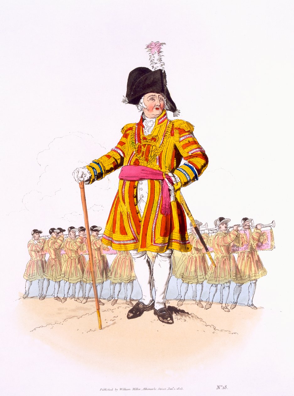 Lord Mayor, William Millerin julkaisijasta Costume of Great Britain, 1805 tekijältä William Henry Pyne