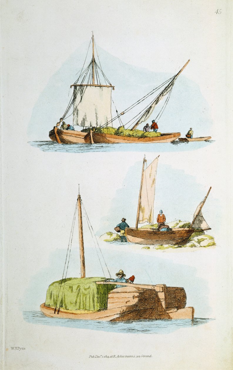 Perinteiset Norfolk-veneet, 1814 tekijältä William Henry Pyne