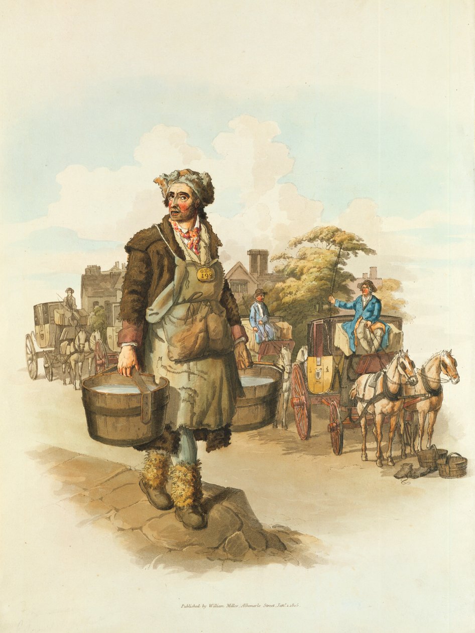 Vedenkuljetin, 1808 tekijältä William Henry Pyne