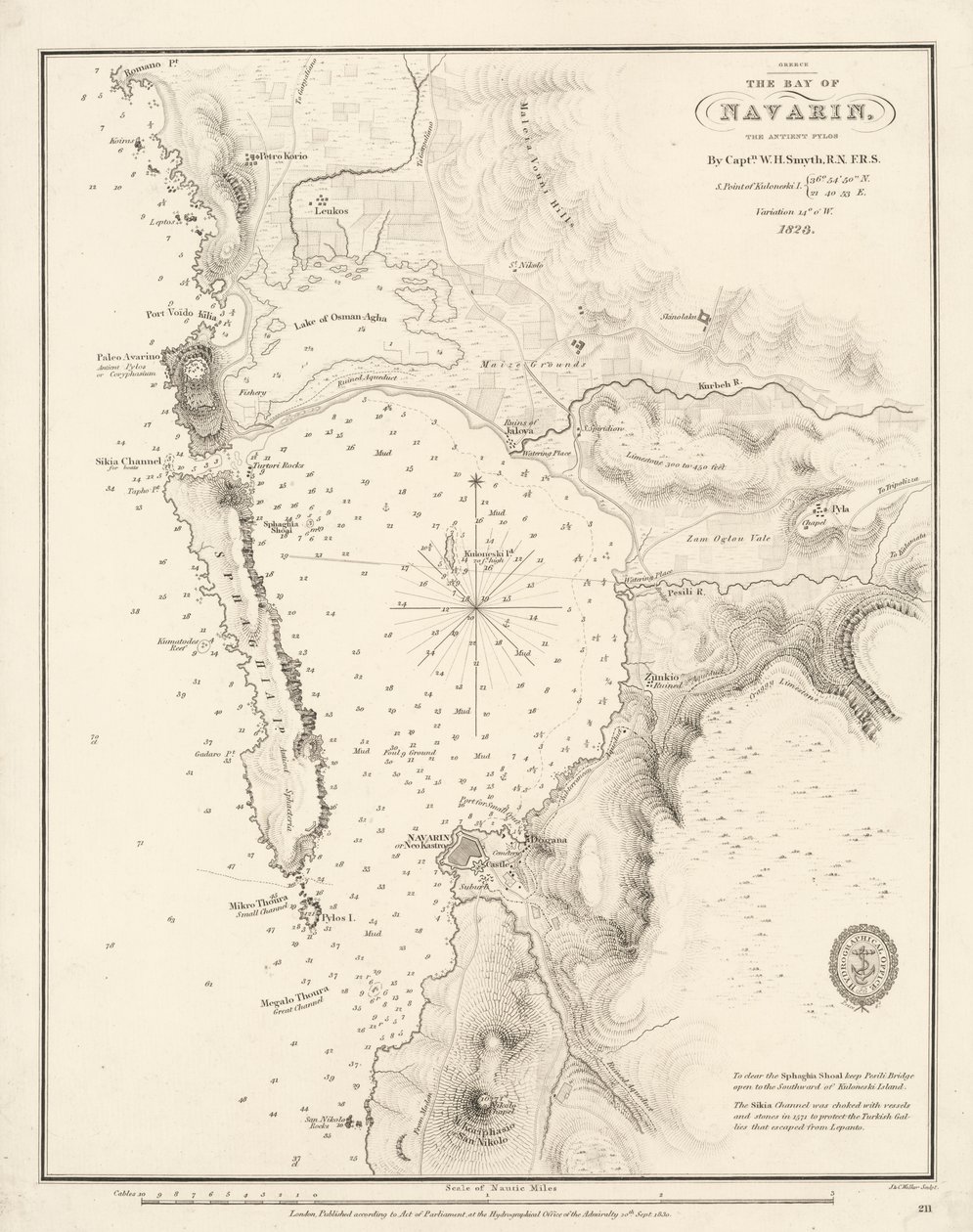 Navarinon lahti tekijältä William Henry Smyth