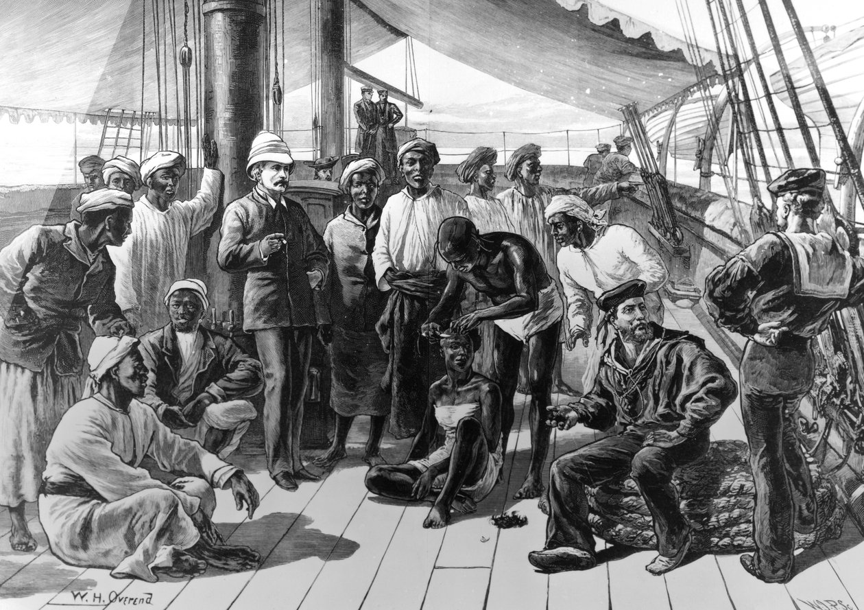 Herra Stanley ja jotkut hänen afrikkalaisista seuraajistaan HMS Industry:lla, julkaistiin 