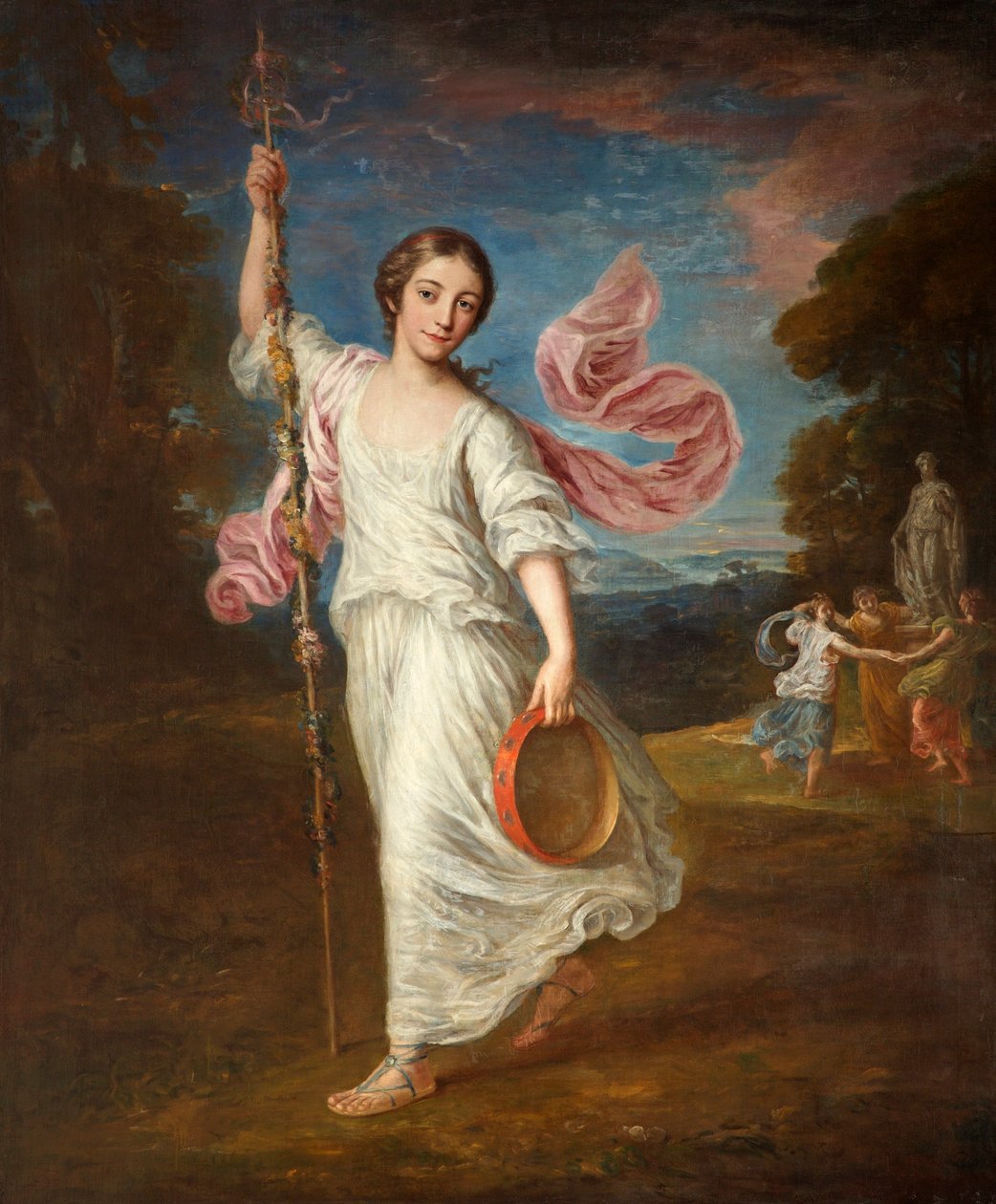 Lady Emily Kerr Bacchantena, n. 1770 tekijältä William Hoare