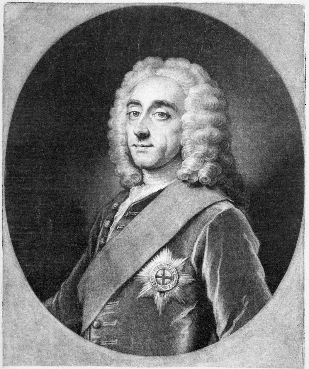 Philip Dormer Stanhope, kaivertanut John Simon tekijältä William Hoare
