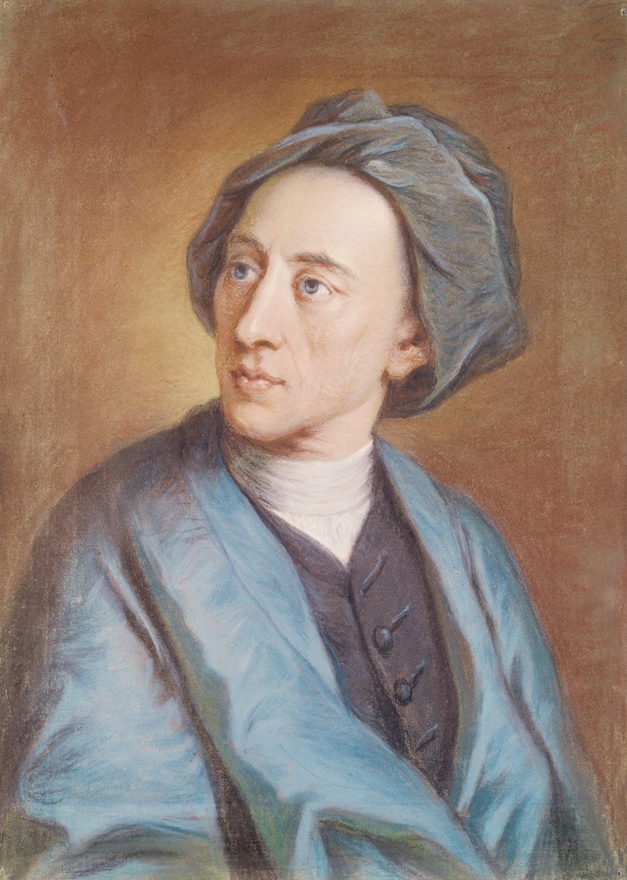 Muotokuva Aleksanteri Paavista (1688-1744), n. 1739-84 (pastelli paperille) tekijältä William Hoare