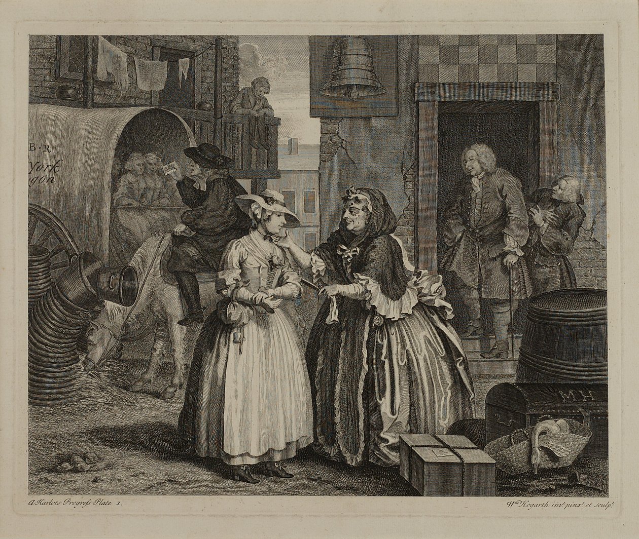 Porton tie: Kuvalaatta 1 tekijältä William Hogarth