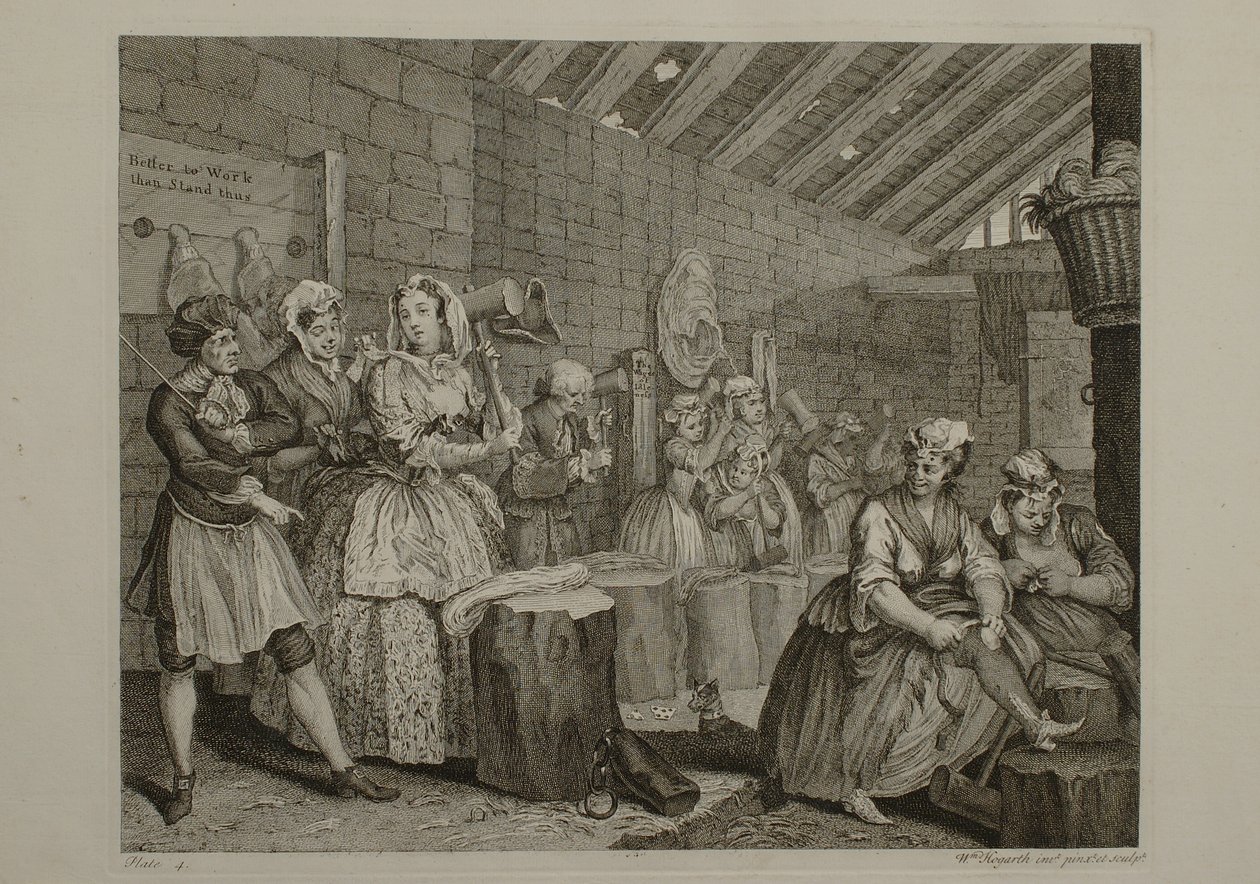 Porton tie: laatta 4 tekijältä William Hogarth