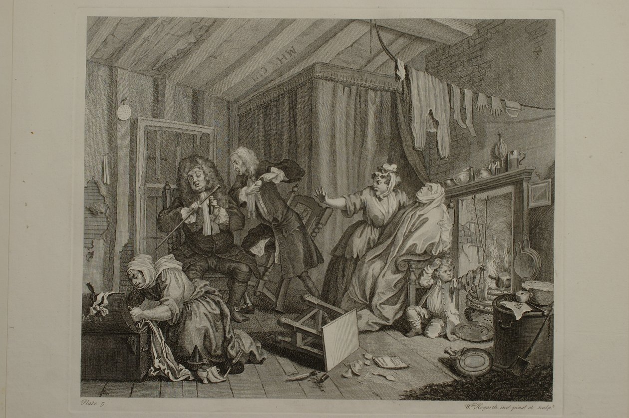 Porton tie: Taulu 5 tekijältä William Hogarth