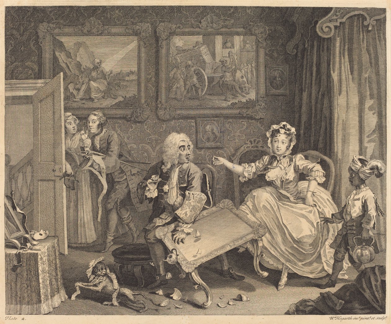 Porton edistyminen: pl.2 tekijältä William Hogarth