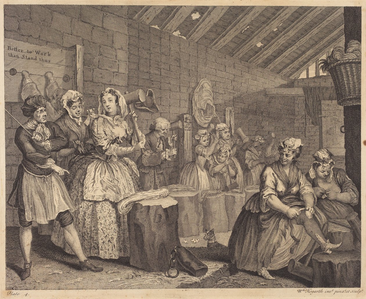 Porton tie: taulu 4 tekijältä William Hogarth