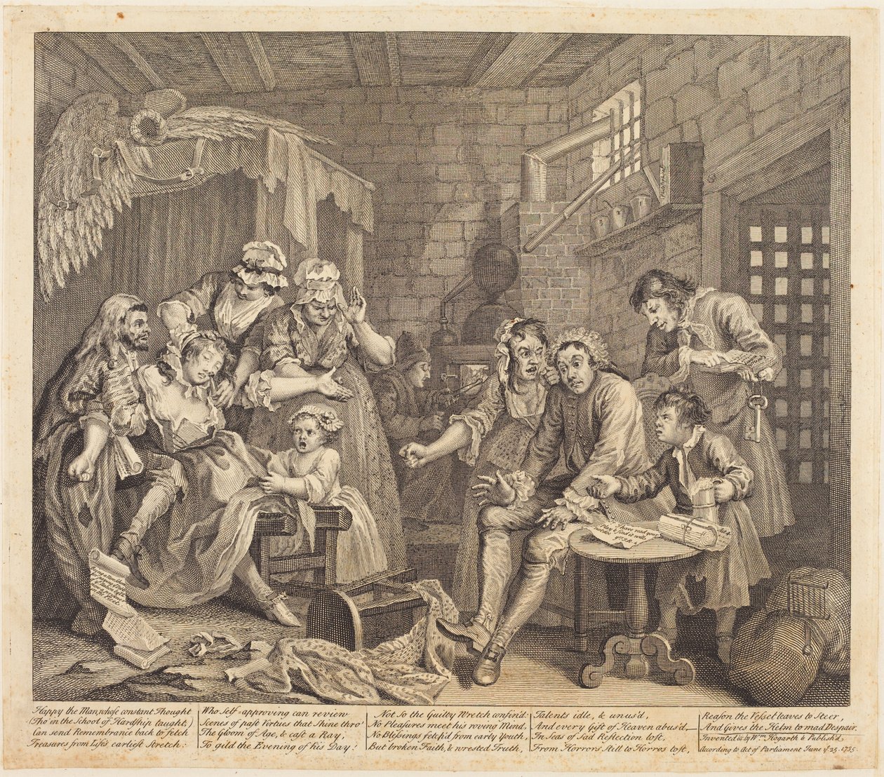 Irstailijan tie: taulu 7 tekijältä William Hogarth