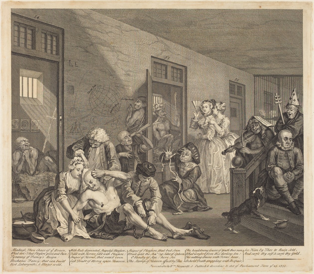 Elostelijan tie: taulu 8 tekijältä William Hogarth