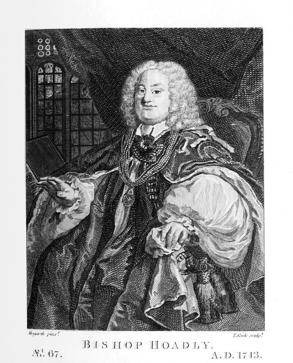 William Hogarthin piispa Hoadly tekijältä William Hogarth