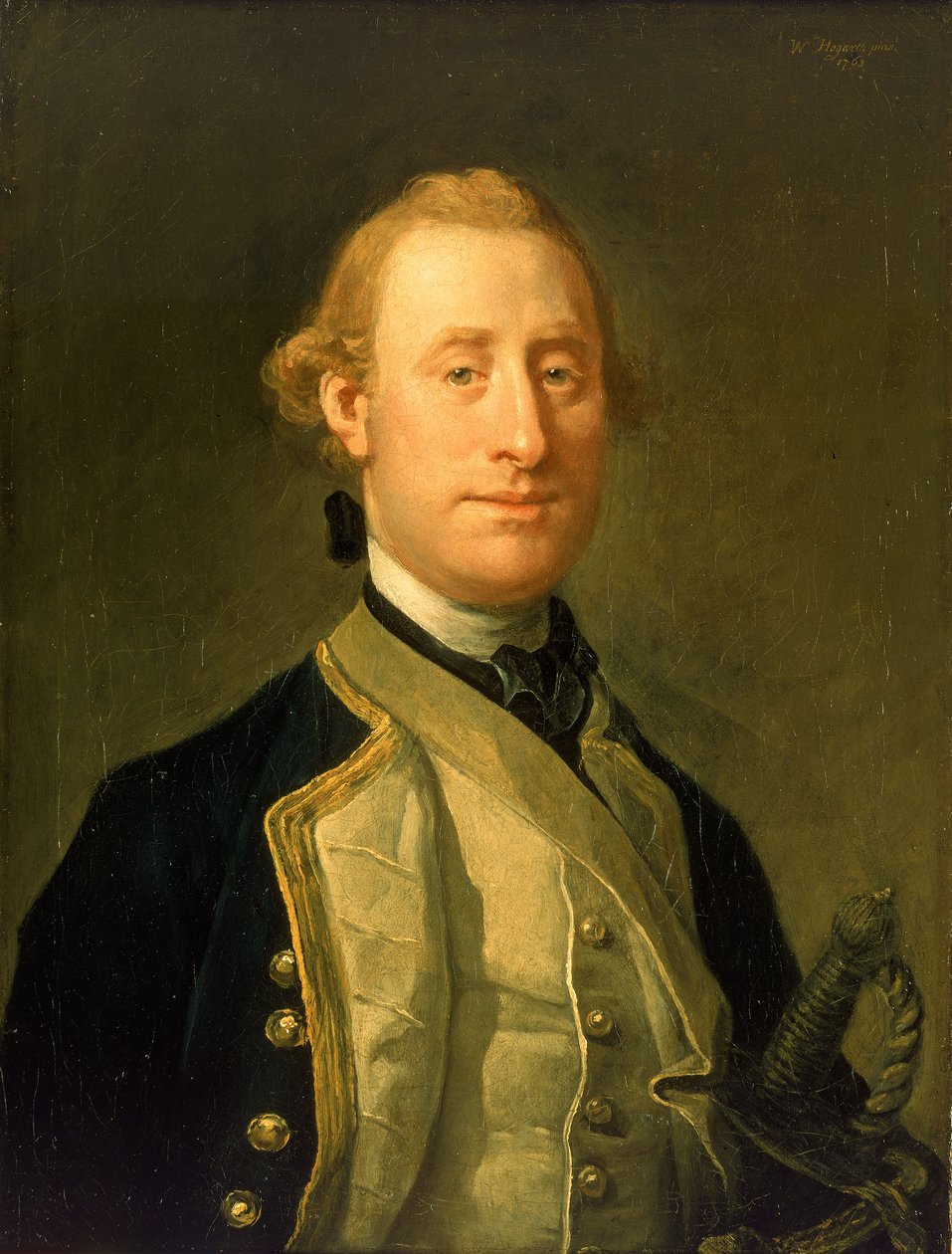 Kapteeni Sir Alexander Schomberg (1720-1804) tekijältä William Hogarth