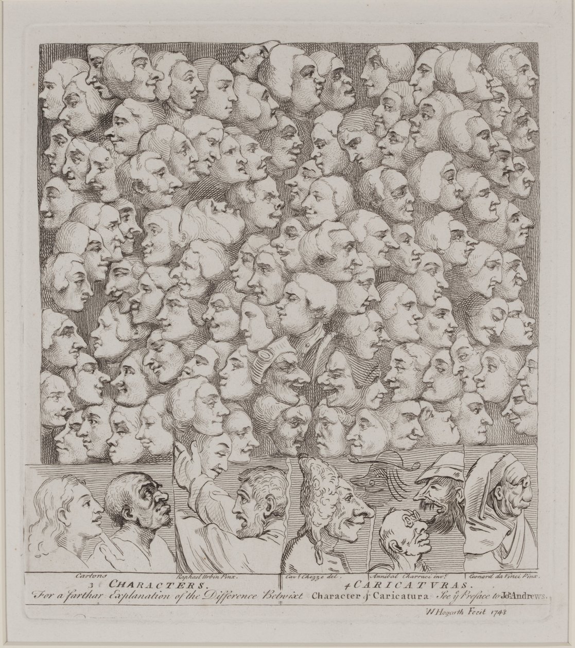 Hahmot ja karikatyyrit tekijältä William Hogarth