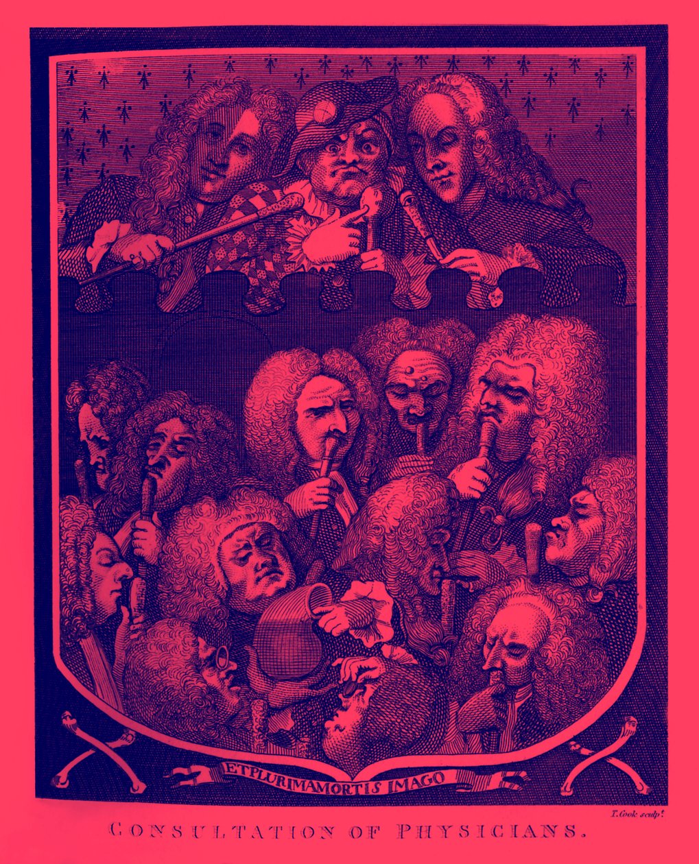 William Hogarthin lääkärien konsultaatio tekijältä William Hogarth