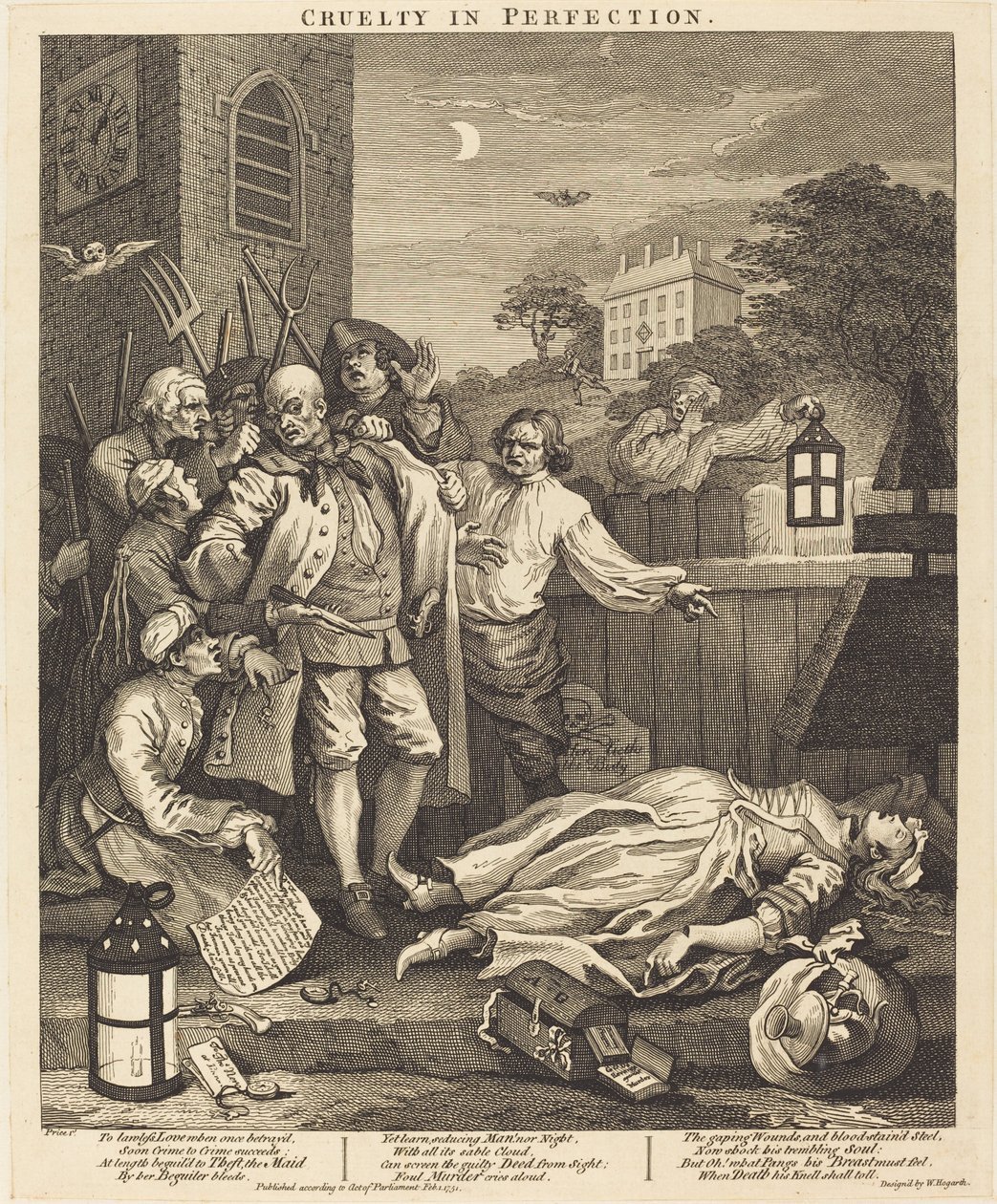 Julmuus täydellisyydessä tekijältä William Hogarth