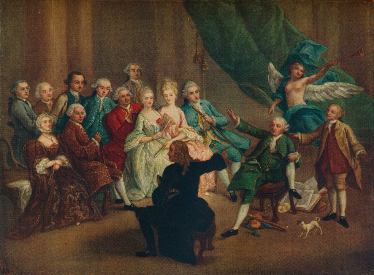 David Garrick Green Roomissa, 1700-luku tekijältä William Hogarth