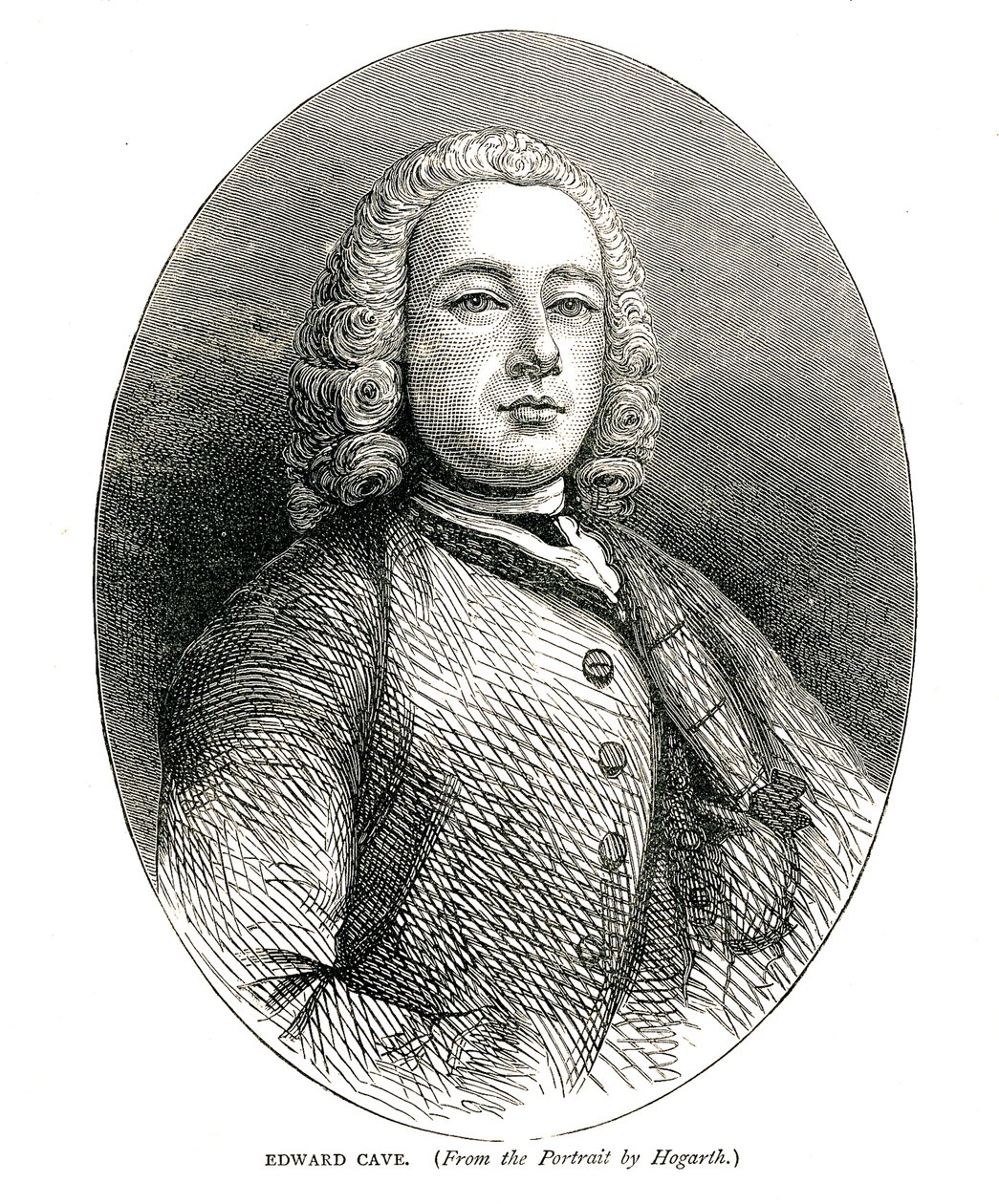 Edward Cave, noin 1700-luku tekijältä William Hogarth
