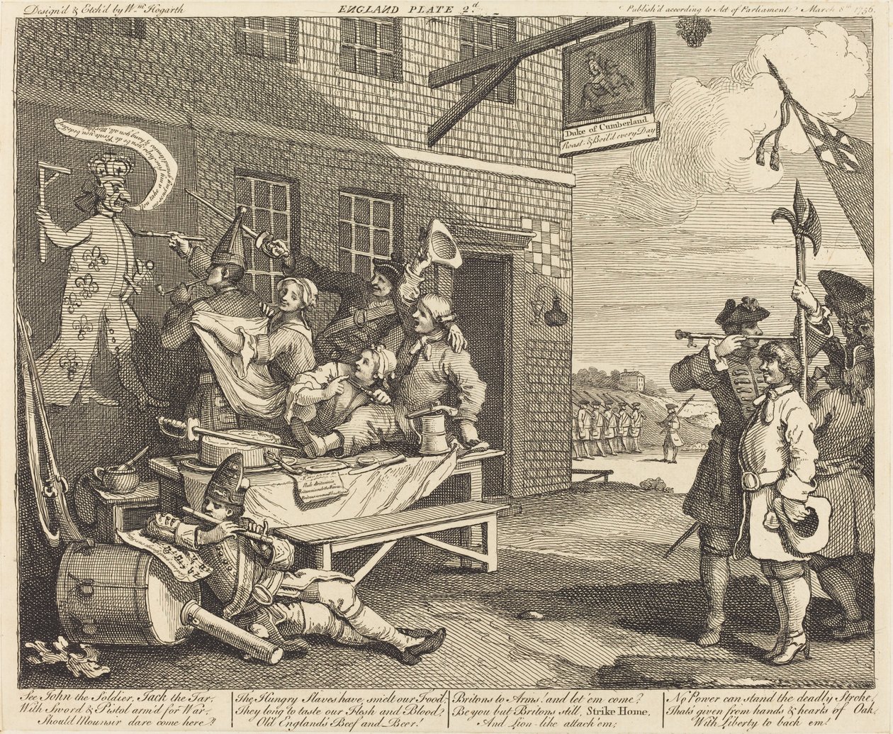 Englanti tekijältä William Hogarth