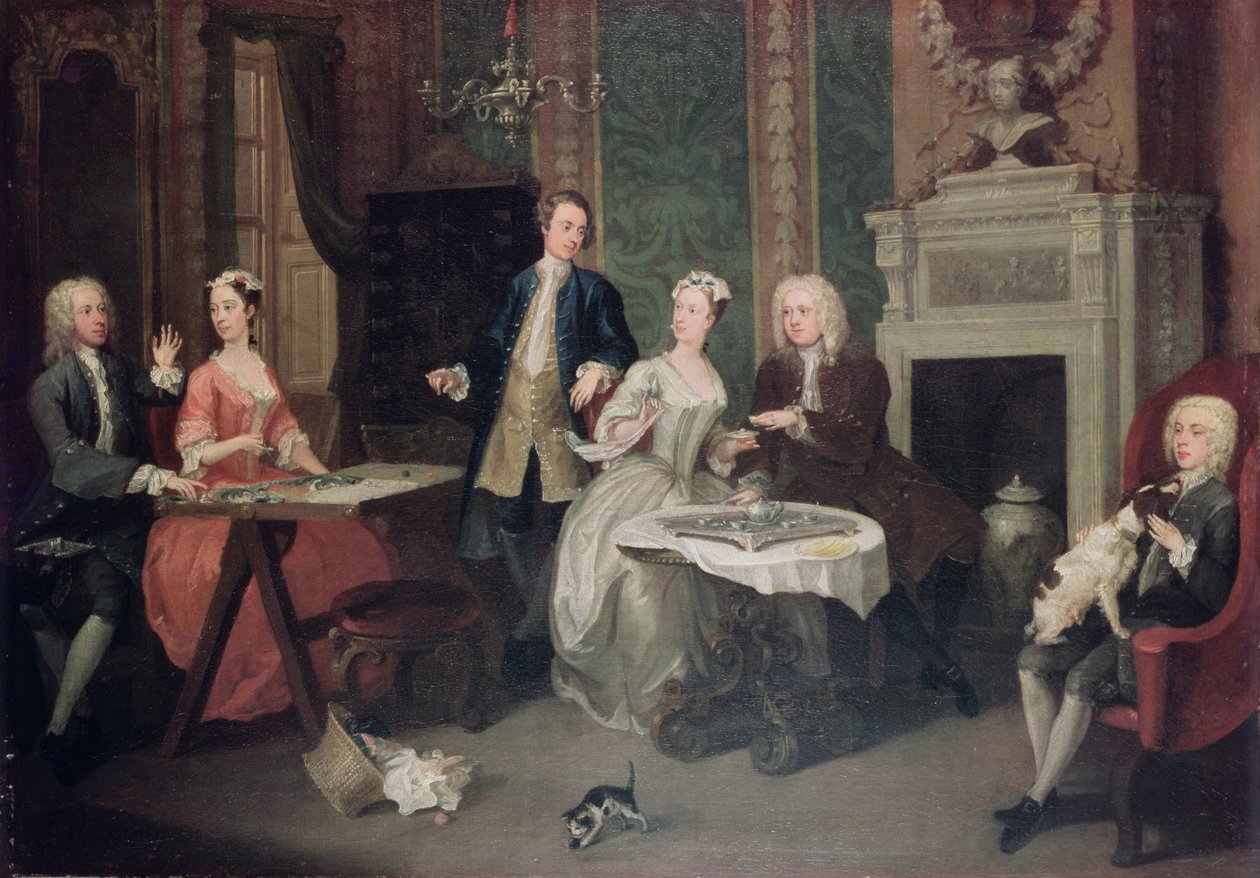 Perhejuhla tekijältä William Hogarth