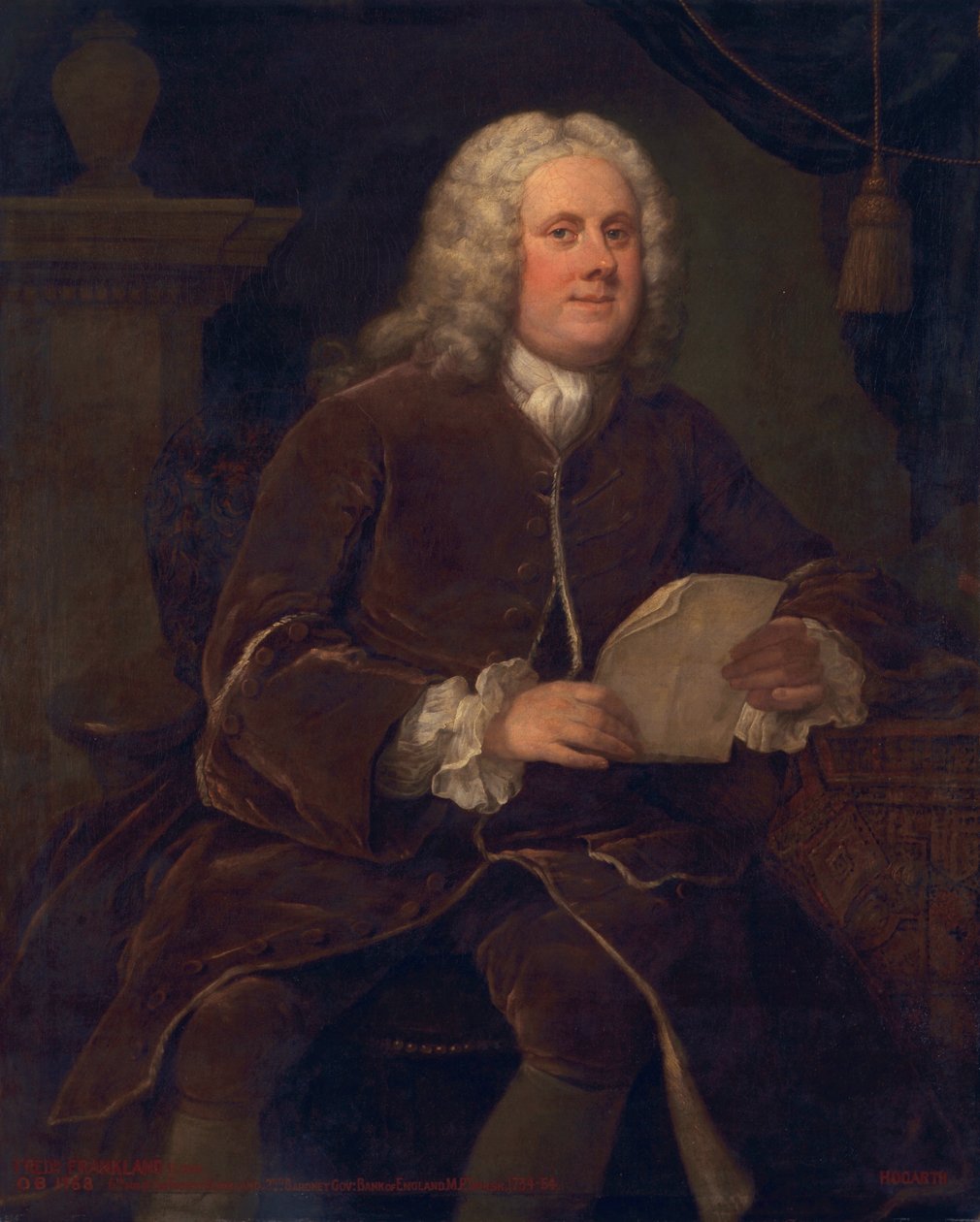 Frederick Frankland, n. 1739-1740 tekijältä William Hogarth