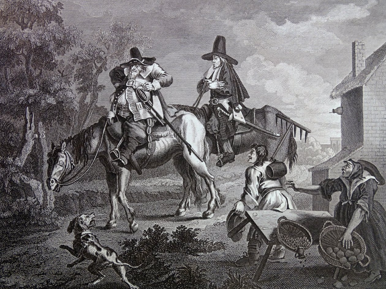 Etukappale Samuel Butlerin Hudibrasille tekijältä William Hogarth