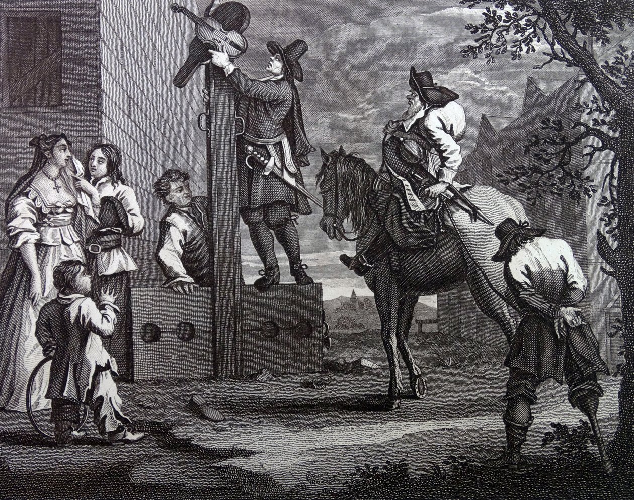 Etukappale Samuel Butlerin Hudibrasille tekijältä William Hogarth