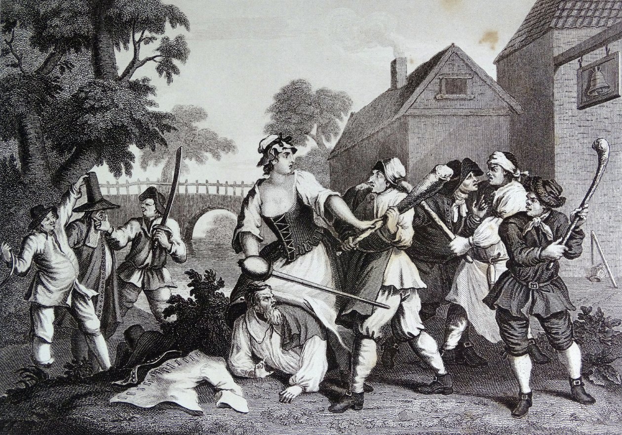 Etukappale Samuel Butlerin Hudibrasille tekijältä William Hogarth