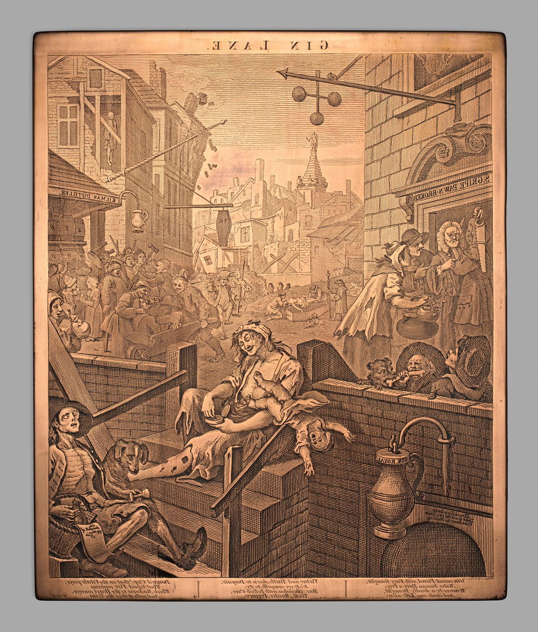 Gin Lane tekijältä William Hogarth