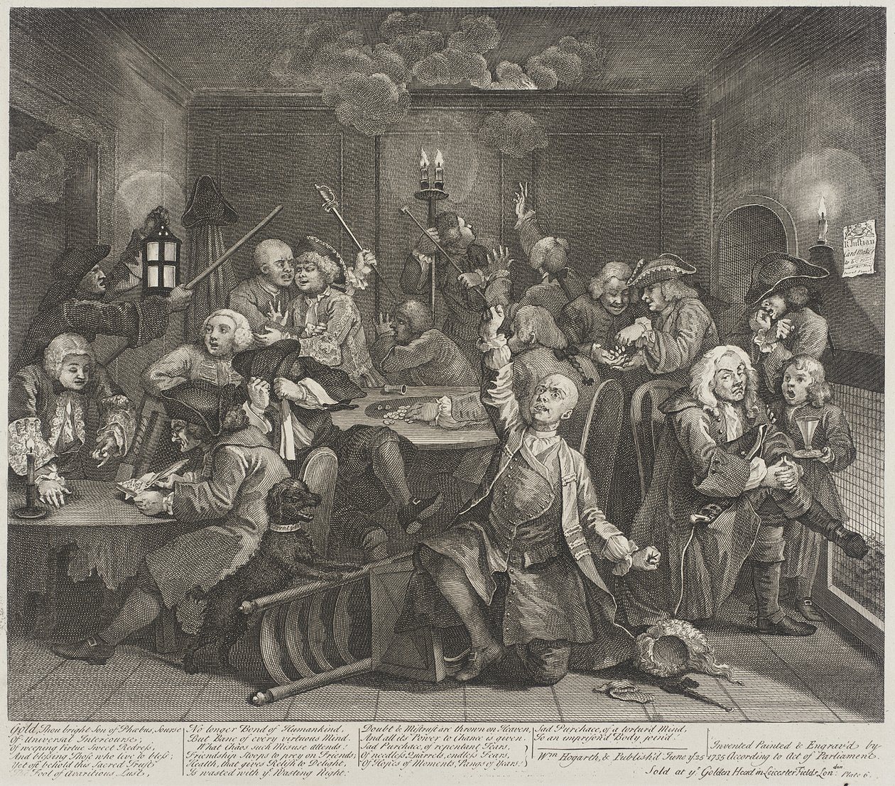 Kulta, sinä Foiboksen kirkas poika, lähde tekijältä William Hogarth