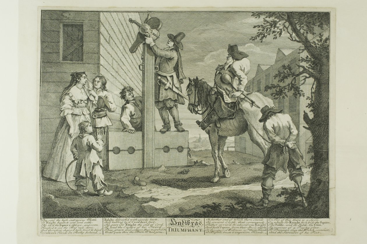 Hudibras Triumphant, levy neljä Hudibrasista tekijältä William Hogarth