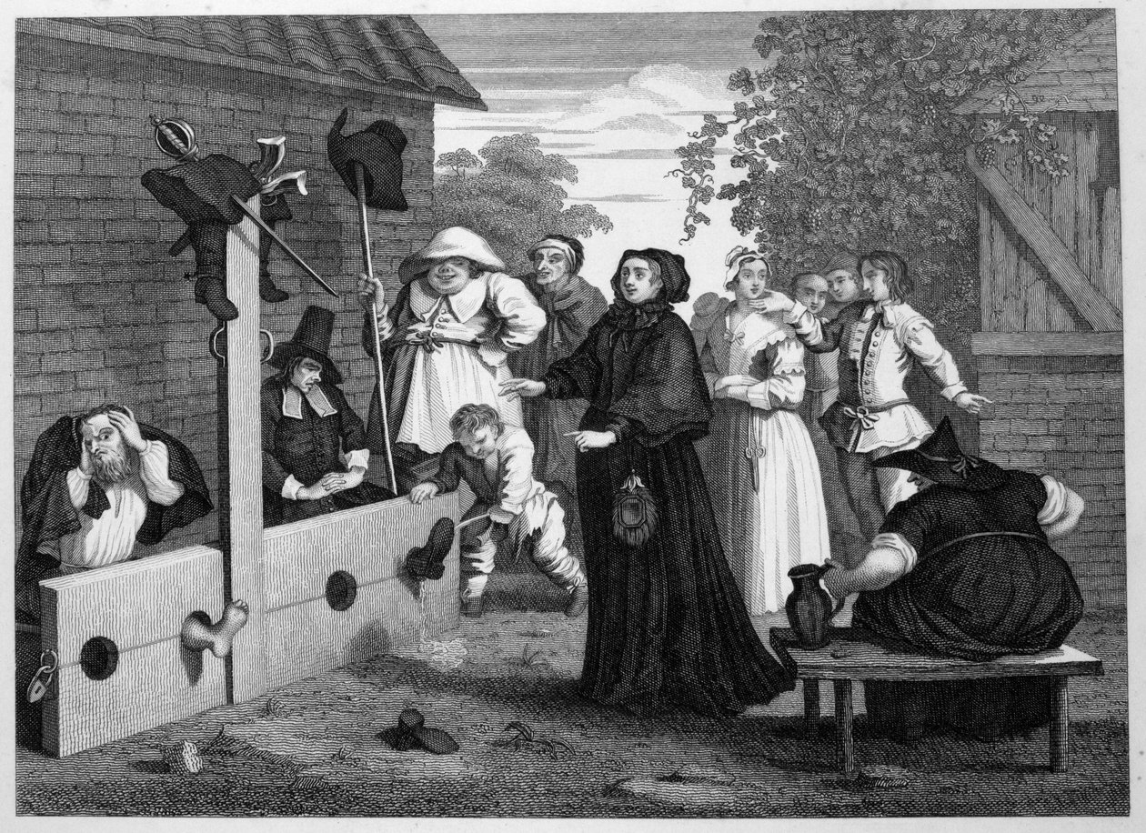 Hudibras ja Ralpho osakkeissa tekijältä William Hogarth