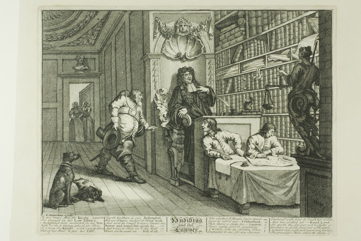 Hudibras ja lakimies, levy kahdestoista, Hudibrasista tekijältä William Hogarth