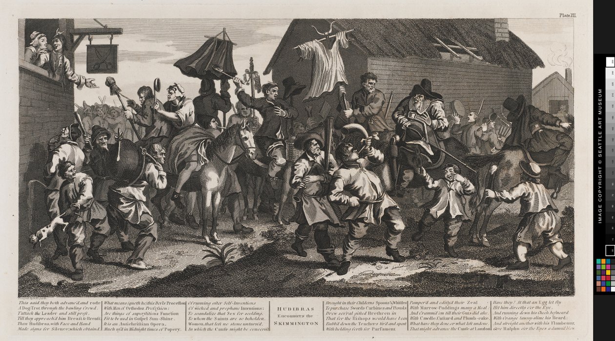 Hudibras ja Skimington tekijältä William Hogarth