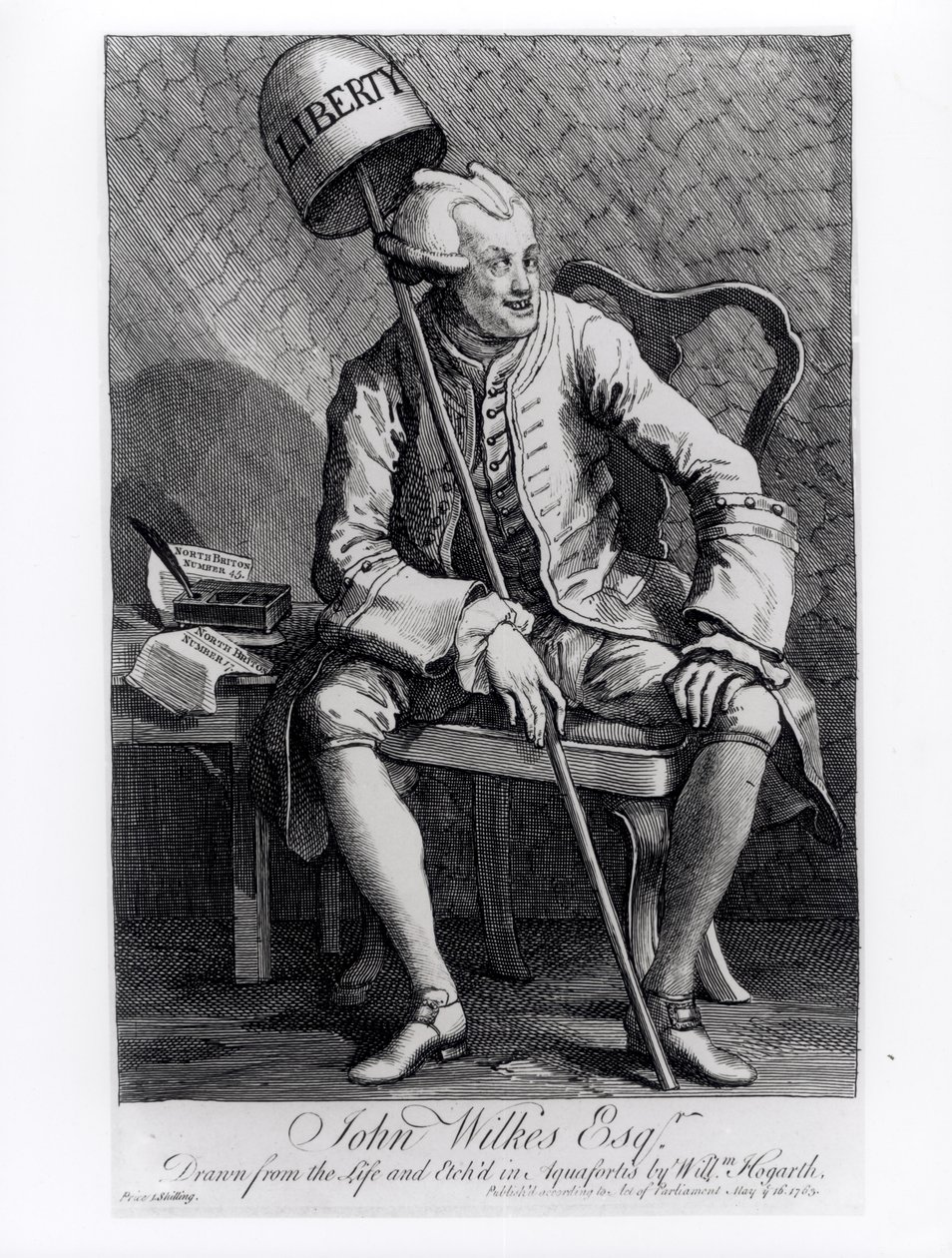 John Wilkes (1727-97) 1763 tekijältä William Hogarth